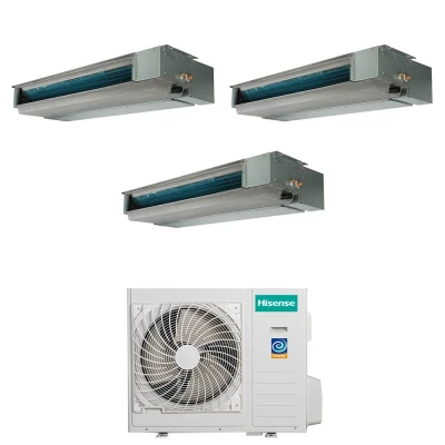 Канальный инверторный кондиционер Hisense ADT35/AUW35 (SLIM)