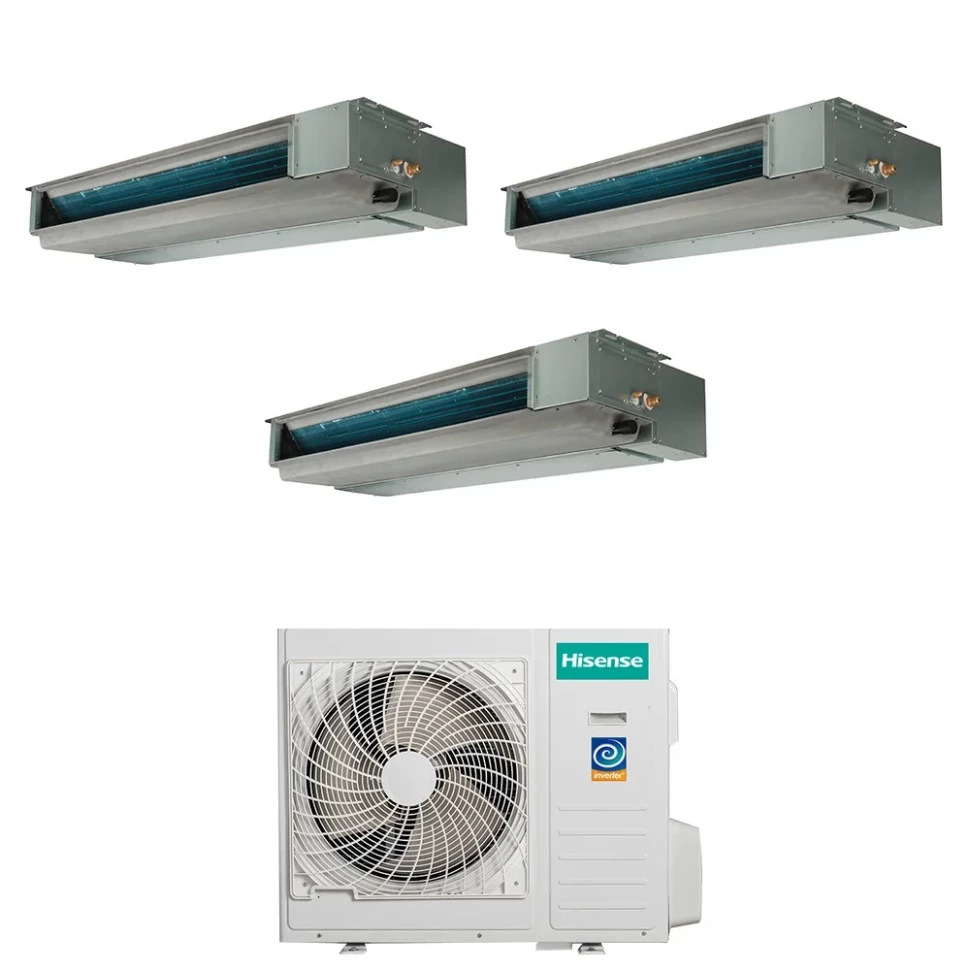 Канальный инверторный кондиционер Hisense ADT35/AUW35 (SLIM) 