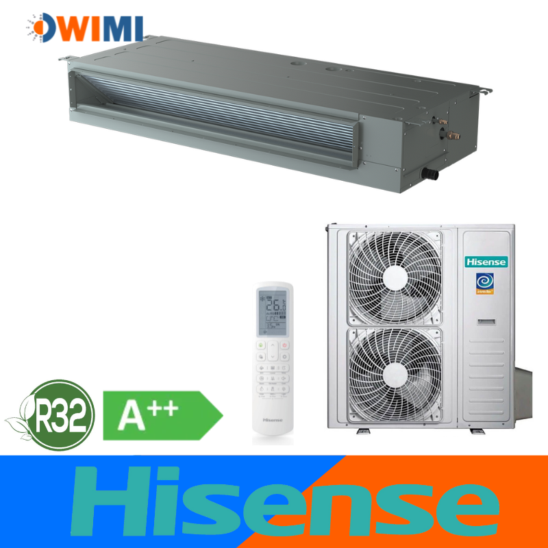 Канальный инверторный кондиционер Hisense AUD140/AUW140 (SLIM) 