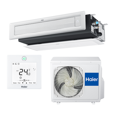 Кондиционер инверторный канальный Slim Low ESP Haier AD25S2SS1FA/1U25S2SM1FA