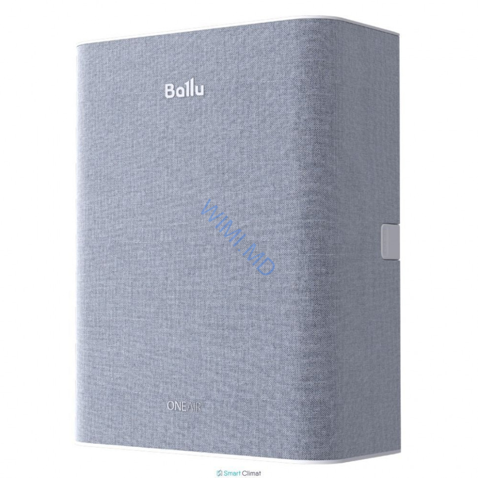 Приточный очиститель воздуха Ballu ONEAIR ASP-100 серый, WiFi, 125 m3/h 