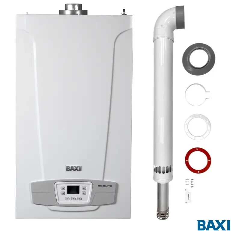 BAXI ECO 4S – Класический газовый котёл 24 kW, до 240 м² (Естественная тяга) 