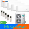 Hisense Energy SE Multi-Split 4AMW72U4RJC + 4x KA25MR0EG – Инверторная мульти-сплит система на 4 комнаты, A++, до 70 м² 