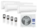 Haier Flexis Multi-Split 3U70S2SR3FA + 3x AS25S2SF1FA-WH White Mat – Мульти-сплит система на 3 комнаты, A++, до 75 м² 